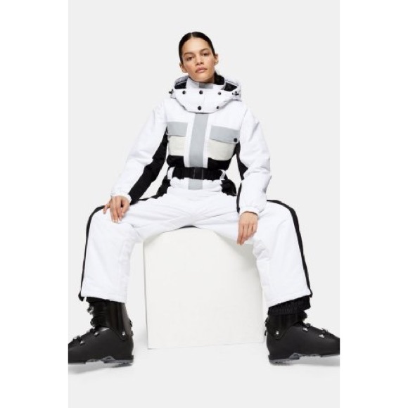 Topshop | Pants u0026 Jumpsuits | Nwt Topshop Sno Snow Ski Suit Onesie Sz 4 |  Poshmark